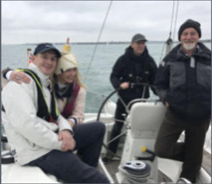 The Milebuilding Club enjoy a day on the Solent